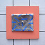 Dash Hand Painted Leather Card Pouch, thumbnail 3 of 10