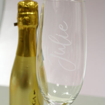 Personalised Valentine's Flute And Prosecco Set, 2 of 6