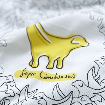 Lambanana Tea Towel, Natural Cotton, 3 of 7