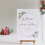 Welcome To Our Wedding Personalised Sign, thumbnail 2 of 4