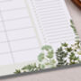 Botanical Weekly Meal Planner Pad, thumbnail 3 of 4