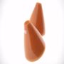 Tumbling Vase H12 D10 Cm Warm Orange, thumbnail 2 of 6