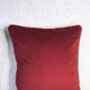 Red Crimson Snakeshead William Morris 18' Cushion Cover, thumbnail 4 of 5