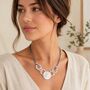 Eclipse Disc Link Magnetic Fastening Necklace, thumbnail 1 of 5