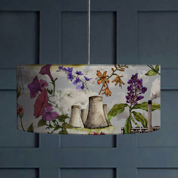 Flowers And Cooling Towers Lampshade, 5 of 5