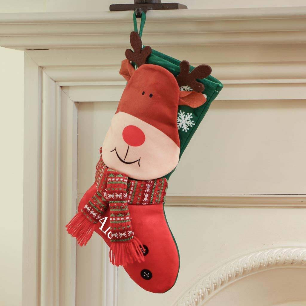 Personalised Rudolph Children's Christmas Stocking By Dibor ...