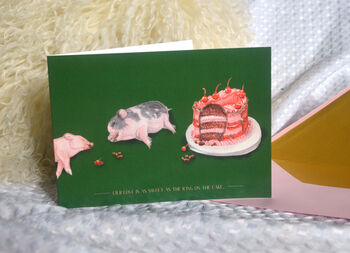 Funny Pig Valentines Card, 2 of 5