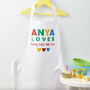 Child's Personalised 'Loves' Apron, thumbnail 1 of 2