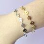 Smiley Face Bracelet In Waterproof Stainless Steel Adjustable, thumbnail 1 of 6