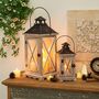 Wooden Candle Lantern Candle Holder, thumbnail 3 of 7