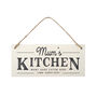 Mum’s Kitchen Hanging Wooden Sign, thumbnail 2 of 3