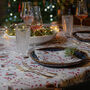 Luxury Christmas Napkin Sets Robin And Berries Grey, thumbnail 2 of 4