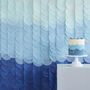Blue Ombre Tissue Paper Disc Party Backdrop, thumbnail 1 of 2