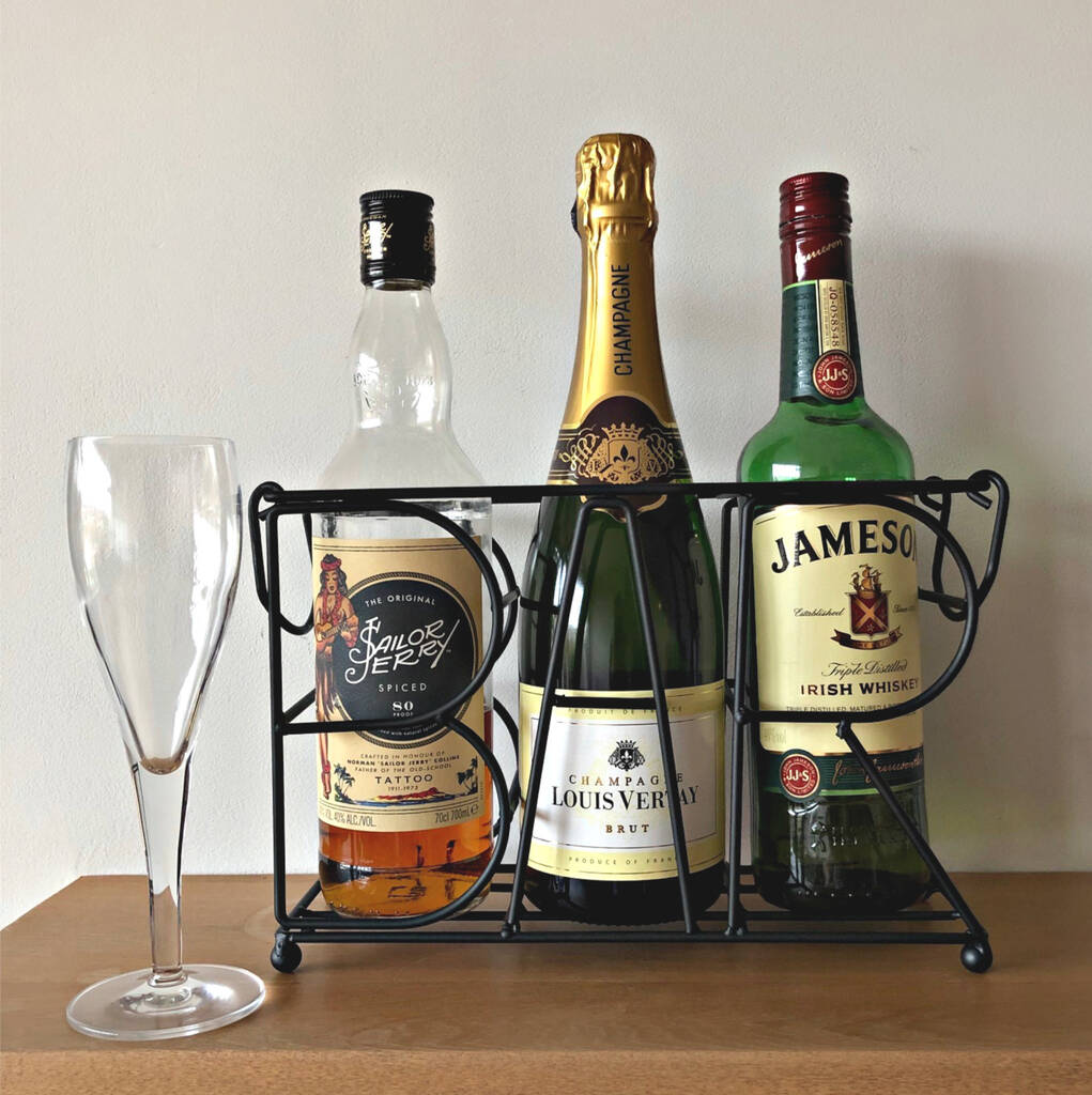 bar bottle rack by posh totty designs interiors