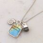 'The Trio' Labradorite Sterling Silver Necklace, thumbnail 4 of 10