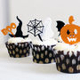Halloween Mini Cake Toppers Set Of Six, thumbnail 1 of 11
