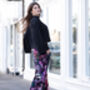 Jewel Hydrangea Velvet Trousers, thumbnail 5 of 5