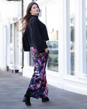 Jewel Hydrangea Velvet Trousers, 5 of 5
