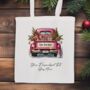 Personalised Christmas Vintage Truck Tote Bag, thumbnail 10 of 10