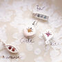 9ct Personalised Birthstone Charm Cluster Necklace, thumbnail 4 of 12