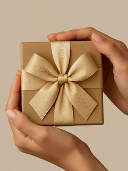 Women's Gold Thick Huggie Hoop Earrings With Sparkling Stones, 4 of 4