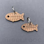 Wooden Fish Cat ID Tag Personalised, thumbnail 5 of 12