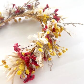 Red And Yellow Flower Crown, 6 of 6