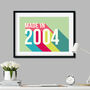 Personalised 21st Birthday Year Print, thumbnail 5 of 7