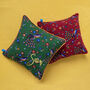Personalised Quality Cotton Floral Cushion, thumbnail 4 of 9