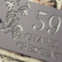 Personalised Grape And Vine Design House Sign Acrylic, thumbnail 4 of 8
