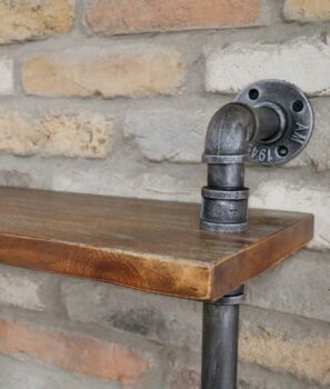 Industrial Wall Pipe Shelves, 3 of 3