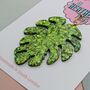 Green Leaf Glitter Resin Christmas Tree Decoration, thumbnail 4 of 4