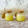 Floral Honeysuckle Scent Soy Candles Set Of Two, thumbnail 2 of 9