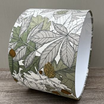 Mercia Apple And Spice Woodland Drum Lampshades, 3 of 9