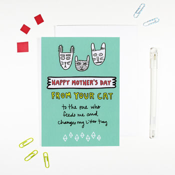Happy Mother's Day From Your Cat Card, 2 of 2