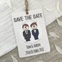 Gay Save The Date Magnet, thumbnail 1 of 4