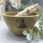 Wooden Smudge And Ritual Offerings Bowl Buddha, thumbnail 1 of 3