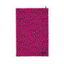 Hot Pink Leopard Print Organic Cotton Tea Towel, thumbnail 8 of 8
