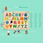 Wooden Lift Out Alphabet Puzzle, thumbnail 4 of 4