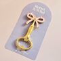 Pink Enamel Bow Bottle Opener, thumbnail 2 of 3