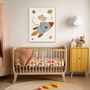 Rocket Space Mouse Nursery Art Print, thumbnail 1 of 3