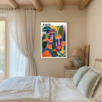 Kyoto Japanese Mushroom Art Print, 3 of 3