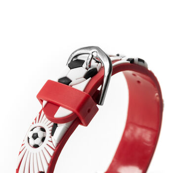 Personalised Kid's Red Football Watch, 10 of 11