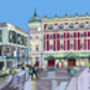 Crucible And Lyceum Theatre, Sheffield Illustration Art Print, thumbnail 3 of 3
