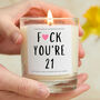 Birthday Gift For Her Funny Any Age Candle, thumbnail 1 of 6