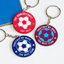 Personalised Football Team Keyring, thumbnail 1 of 12