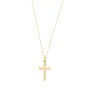 Men's Solid Silver Or Gold Cross Pendant Necklace, thumbnail 3 of 8