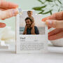 Personalised Christmas Memory Photo Block For Dad, thumbnail 8 of 10