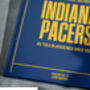Indiana Pacers Personalised Nba Basketball Gift Newspaper History Book, thumbnail 2 of 8