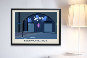 Personalised Fire Nightclub Poster, 3 of 6